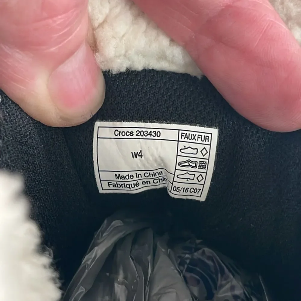 CROCS SHOES ALL CAST II BOOT Kids BLACK Size 4